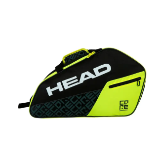 BORSA DA PADEL HEAD CORE PADEL COMBI NERA E GIALLA